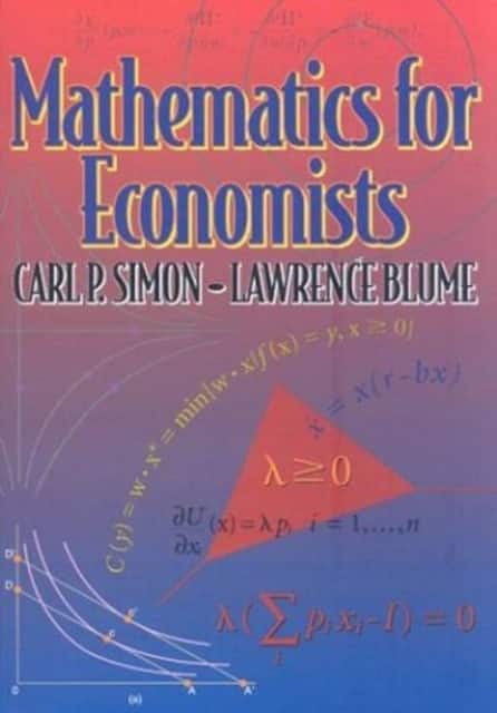 Mathematics for Economists av Carl P. Simon