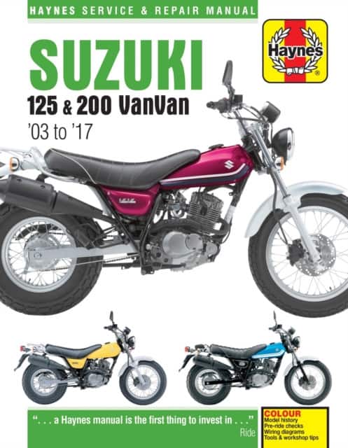 Suzuki RV125/200 VanVan (03 - 17) Haynes Repair Manual av Phil Mather