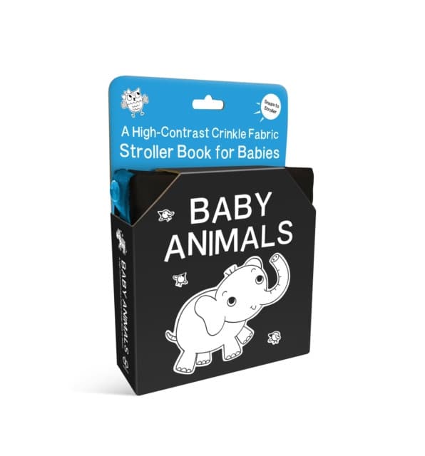 Baby Animals: A High-Contrast Crinkle Fabric Stroller Book for Babies