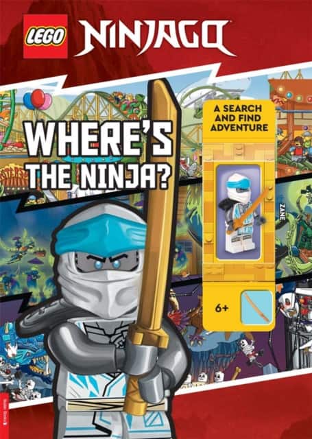LEGO® NINJAGO®: Where’s the Ninja? A Search and Find Adventure (with Zane minifigure) av Buster Books