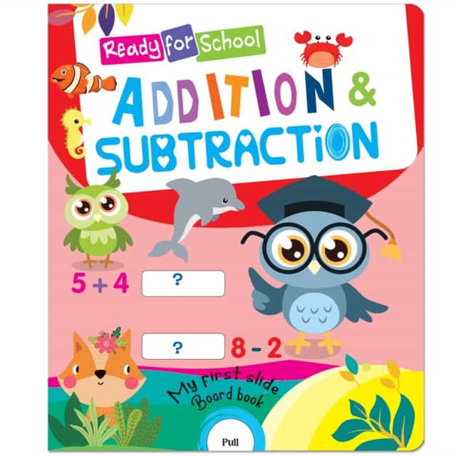 Ready For School: Addition And Subtraction- Slide And See Board Book av Mamta Garg