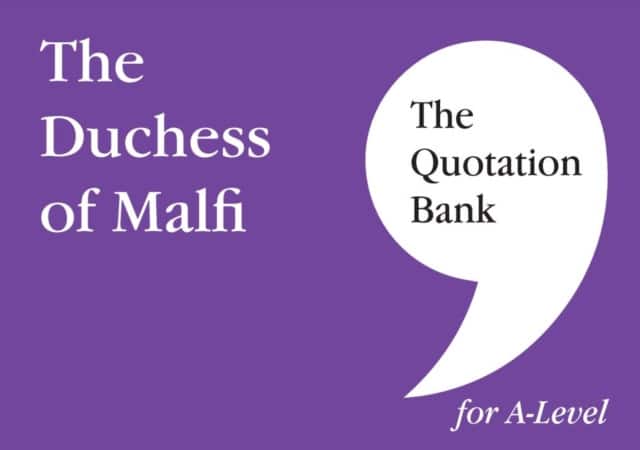 The Quotation Bank: The Duchess of Malfi av Esse Publishing