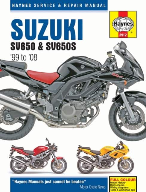 Suzuki SV650 & SV650S (99 - 08) Haynes Repair Manual av Haynes Publishing