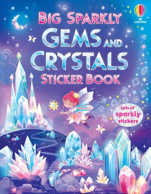 Big Sparkly Gems and Crystals Sticker Book av Jessica Greenwell
