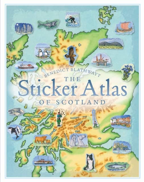 The Sticker Atlas of Scotland av Benedict Blathwayt