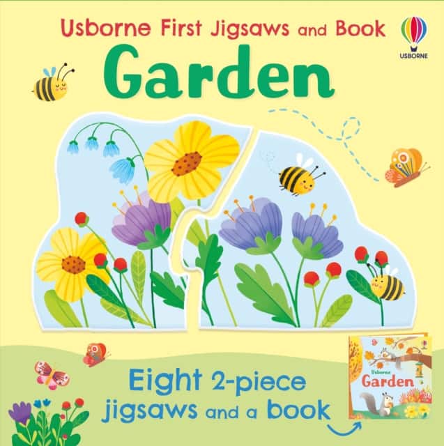Usborne First Jigsaws and Book: Garden av Matthew Oldham