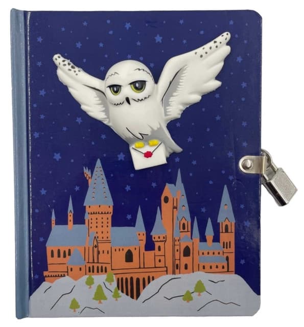 Hedwig Squishy Lock & Key Diary