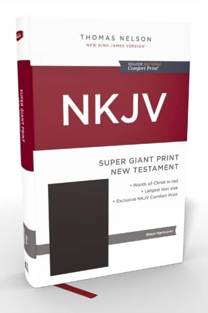 NKJV Super Giant Print New Testament, Hardcover, Red Letter, Comfort Print av Thomas Nelson