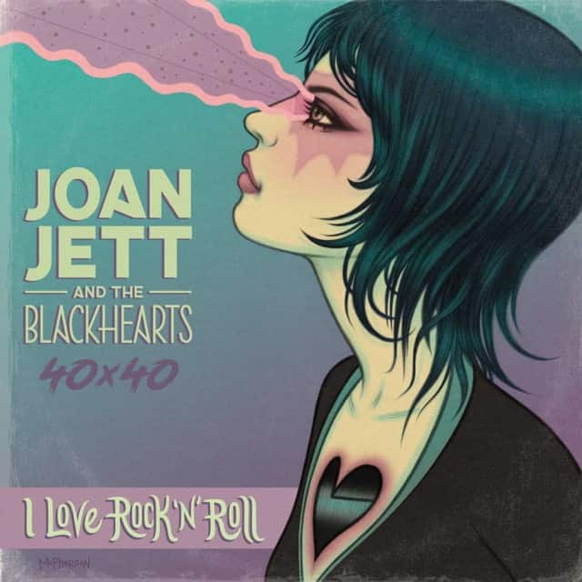 Joan Jett & The Blackhearts 40x40: Bad Reputation / I Love Rock-n-Roll av Jazzlyn Stone