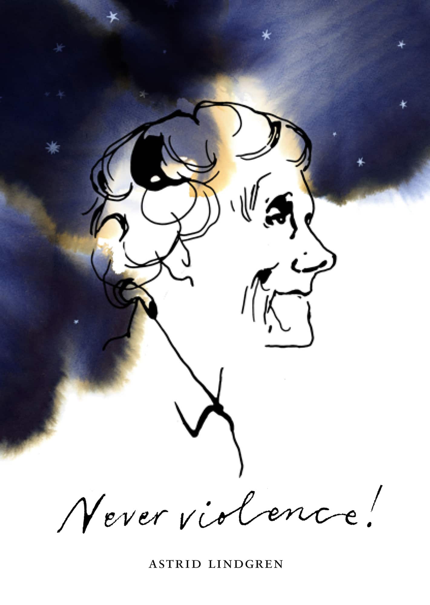 Never violence! av Astrid Lindgren