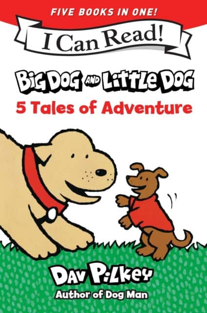 Big Dog and Little Dog: 5 Tales of Adventure av Dav Pilkey