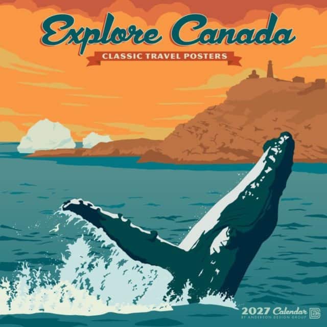 Explore Canada 2027 Wall av Willow Creek Press
