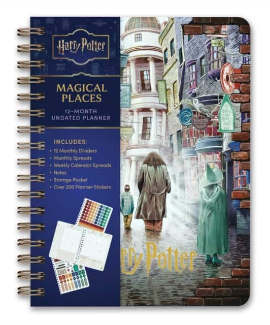 Harry Potter: Magical Places 12-Month Undated Planner av Insight Editions