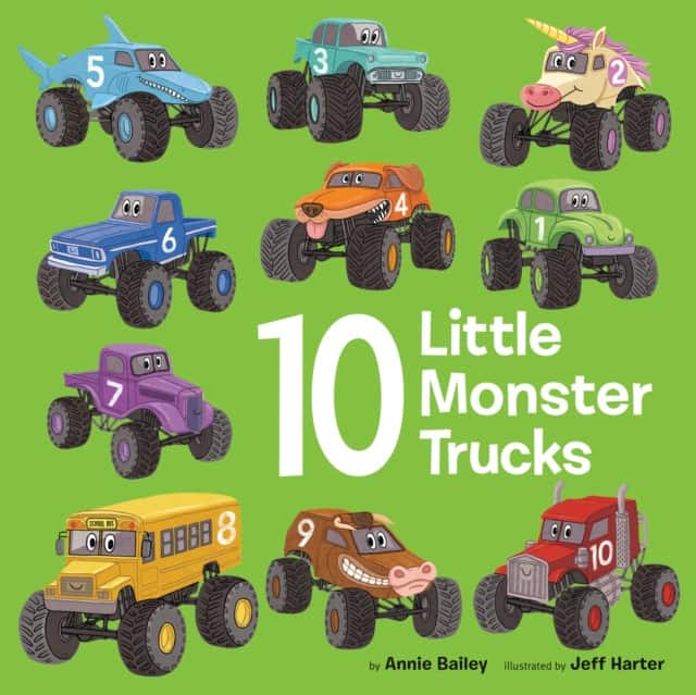 10 Little Monster Trucks av Annie Bailey