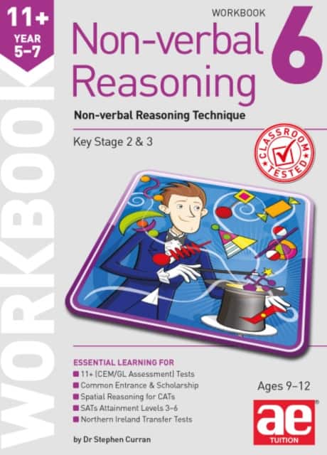11+ Non-verbal Reasoning Year 5-7 Workbook 6 av Stephen C. Curran