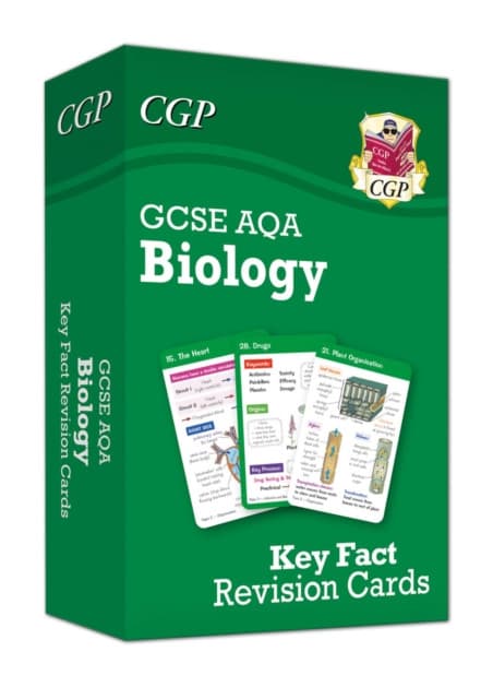 GCSE Biology AQA Key Fact Revision Cards - Summary cards for quick revision