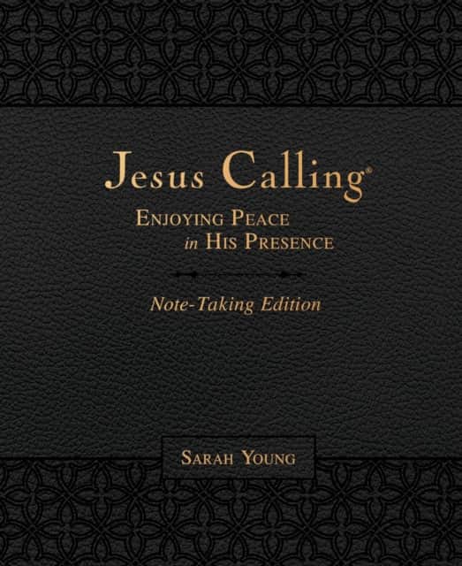 Jesus Calling Note-Taking Edition, Leathersoft, Black, with Full Scriptures av Sarah Young