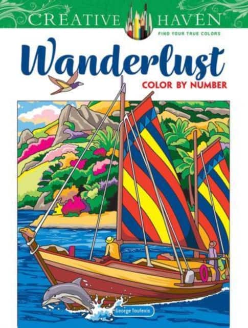 Creative Haven Wanderlust Color by Number av George Toufexis