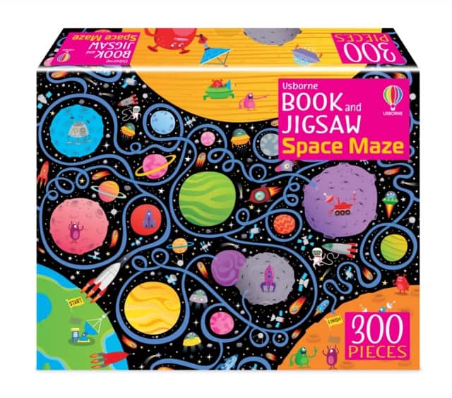 Usborne Book and Jigsaw Space Maze av Sam Smith