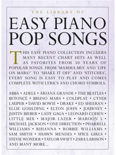 The Library of Easy Piano Pop Songs av Hal Leonard Publishing Corporation