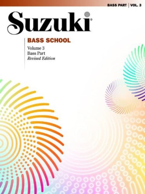 Suzuki Bass School Bass Part, Volume 3 (Revised)