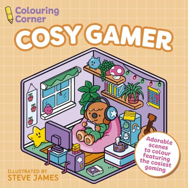 Colouring Corner: Cosy Gamer av Steve James