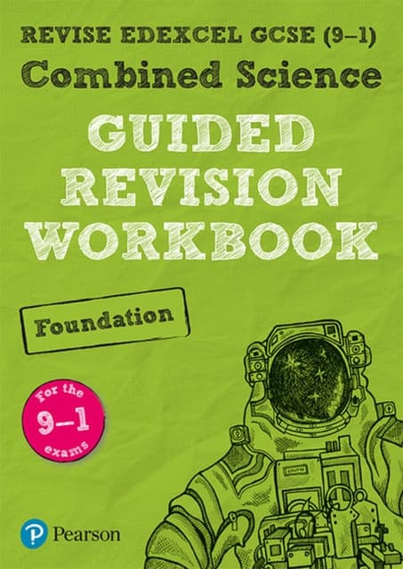 Pearson REVISE Edexcel GCSE Combined Science (Foundation) Guided Revision Workbook - for 2026, 2027 exams