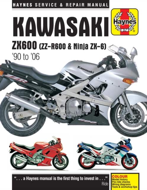 Kawasaki ZX600 (ZZ-R600 & Ninja ZX6) (90 - 06) av Haynes Publishing
