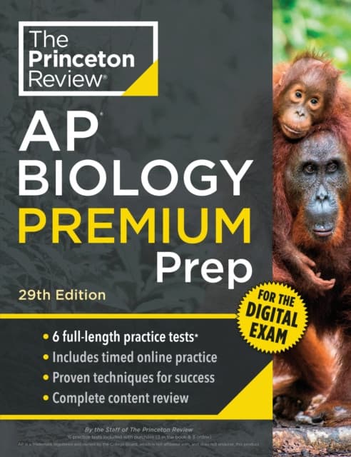 Princeton Review AP Biology Premium Prep, 29th Edition