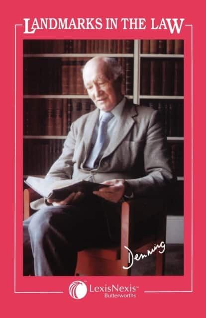 Landmarks in the Law av Alfred Denning
