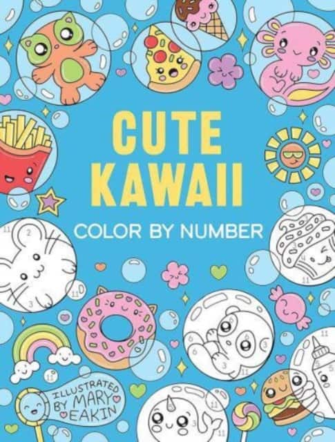 Cute Kawaii Color by Number av Mary Eakin