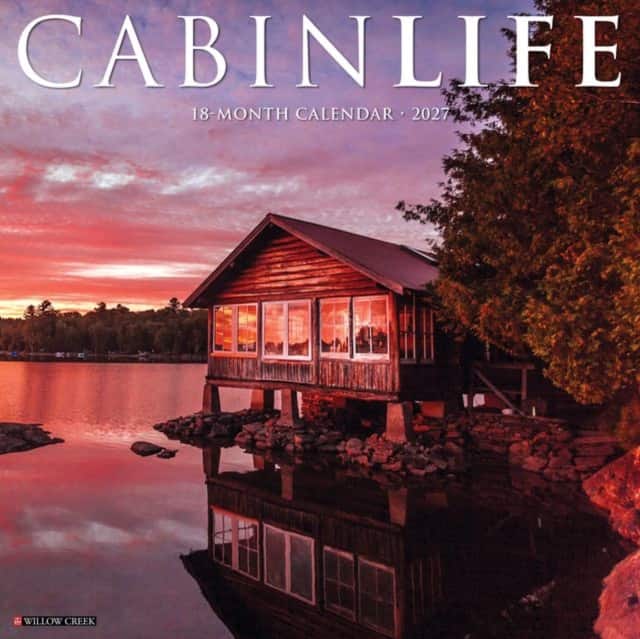 CabinLife 2027 Wall av Willow Creek Press
