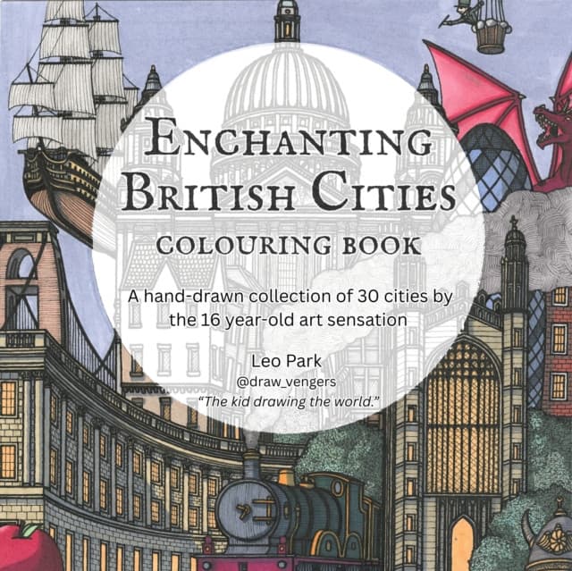 Enchanting British Cities Colouring Book