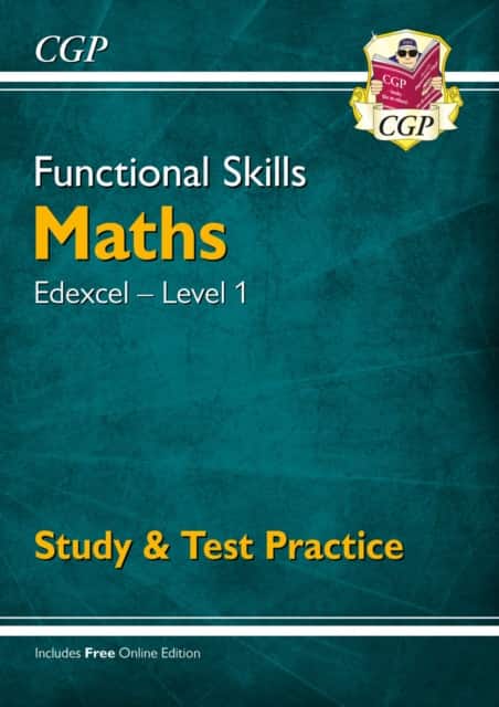 Functional Skills Maths: Edexcel Level 1 - Study & Test Practice av CGP Books