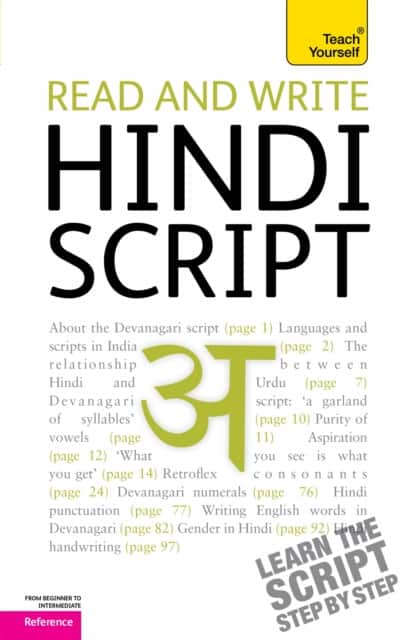 Read and write Hindi script av Dr Dr Rupert Snell