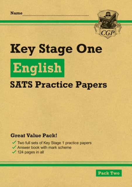 KS1 English SATS Practice Papers: Pack 2 (for end of year assessments) av CGP Books