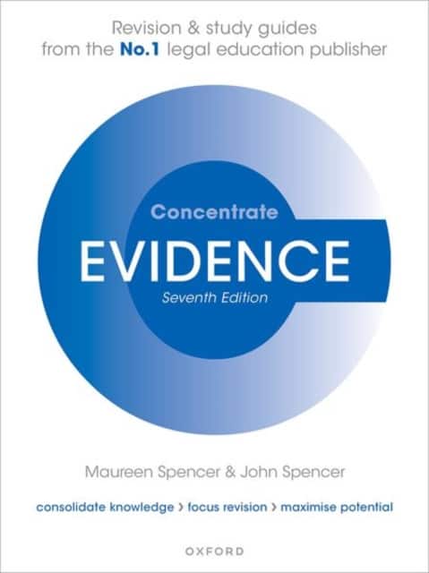 Evidence Concentrate av Maureen Spencer