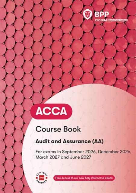 ACCA Audit and Assurance