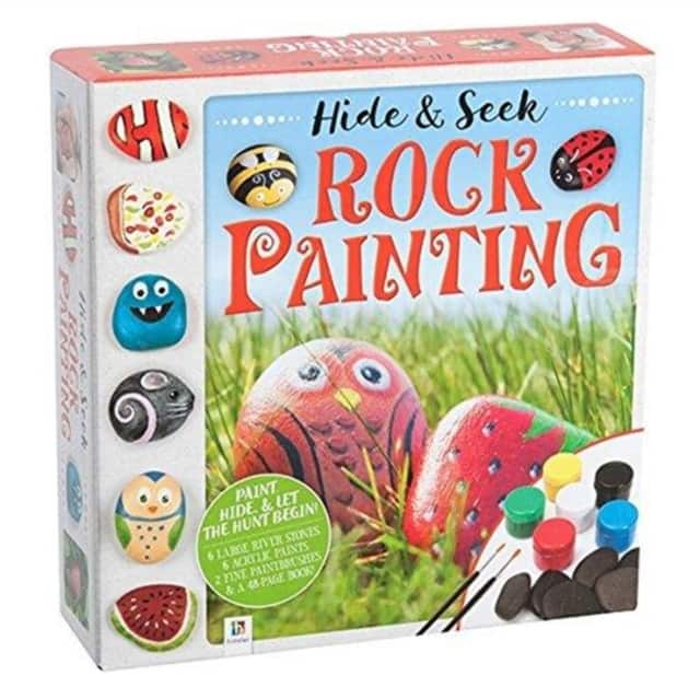 Hide and Seek Rock Painting Kit av Hinkler Pty Ltd