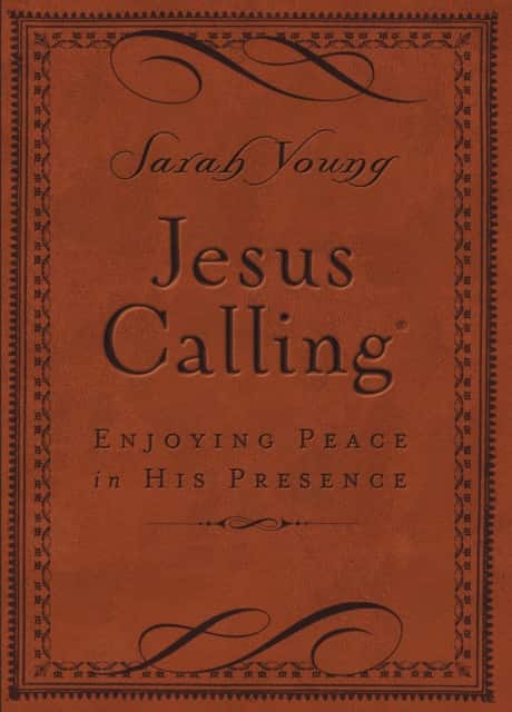 Jesus Calling, Small Brown Leathersoft, with Scripture References av Sarah Young