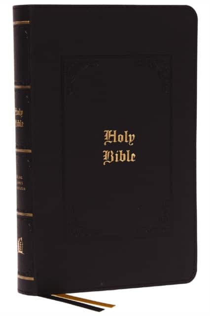 KJV, Personal Size Large Print Reference Bible, Vintage Series, Black Leathersoft, Red Letter, Comfort Print av Thomas Nelson
