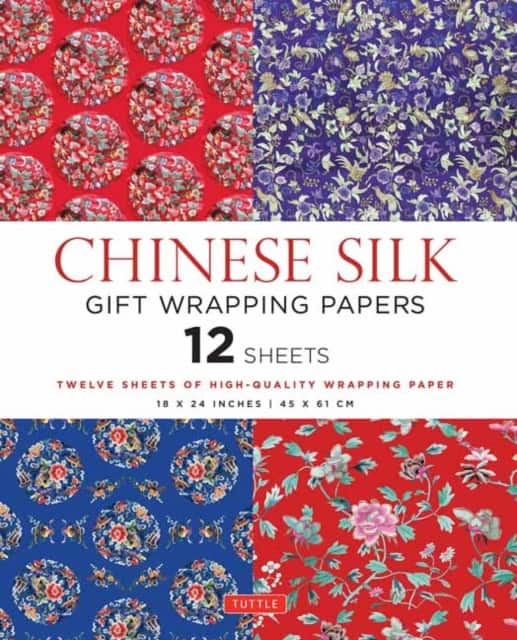 Chinese Silk Gift Wrapping Papers av Tuttle Studio