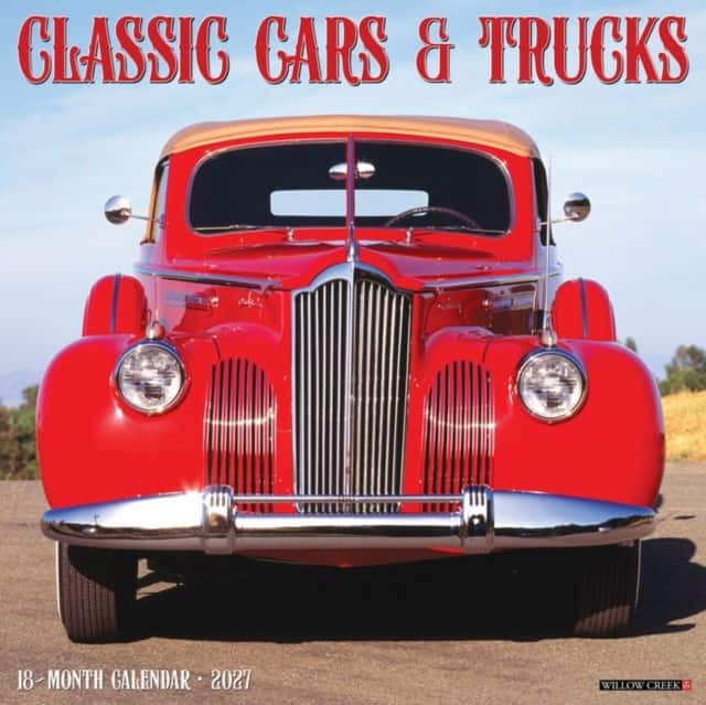 Classic Cars & Trucks 2027 Wall av Willow Creek Press
