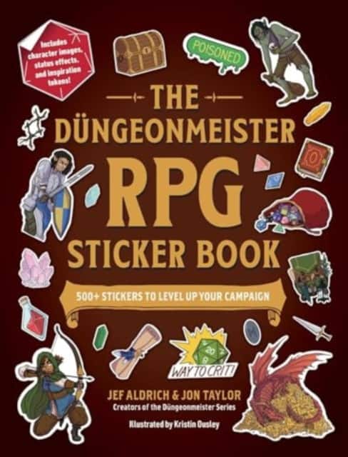 The Düngeonmeister Rpg Sticker Book av Jef Aldrich