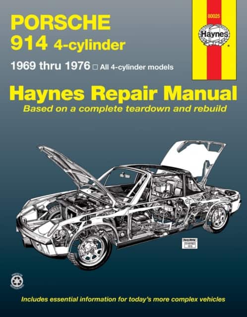 Porsche 914 4-cylinder (1969-1976) Haynes Repair Manual (USA) av Haynes Publishing