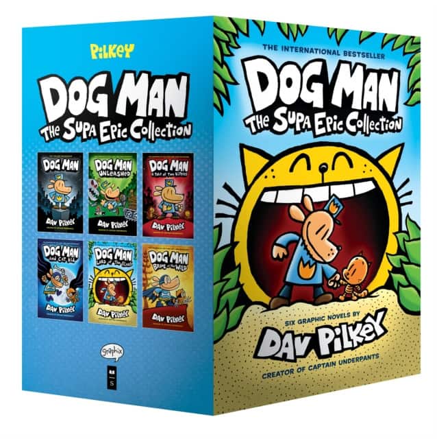 Dog Man: The Supa Epic Collection: From the Creator of Captain Underpants (Dog Man #1-6 Box Set) av Dav Pilkey