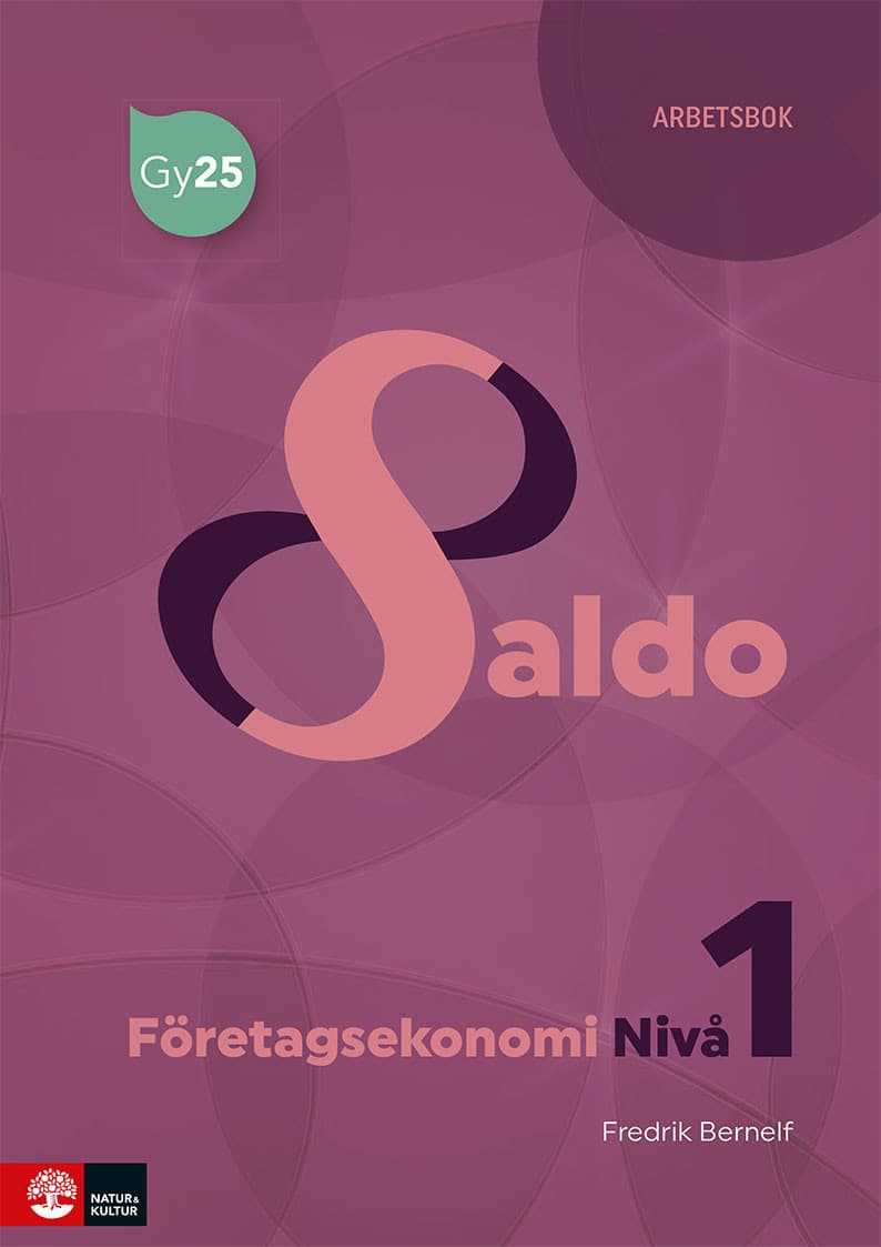 Saldo Företagsekonomi nivå 1 Arbetsbok