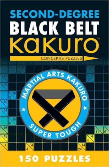 Second-Degree Black Belt Kakuro av Conceptis Puzzles