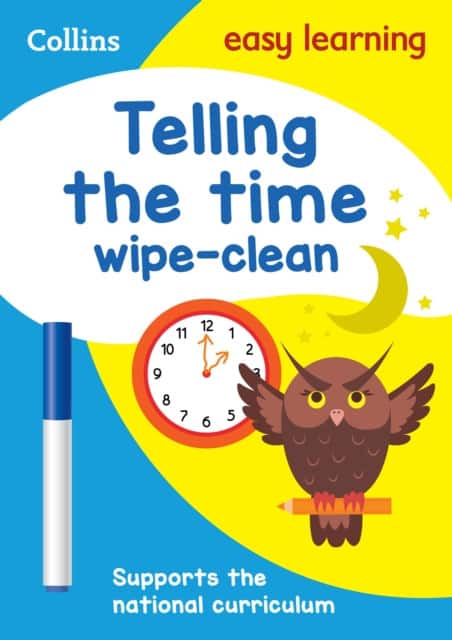 Telling the Time Wipe Clean Activity Book av Collins Easy Learning