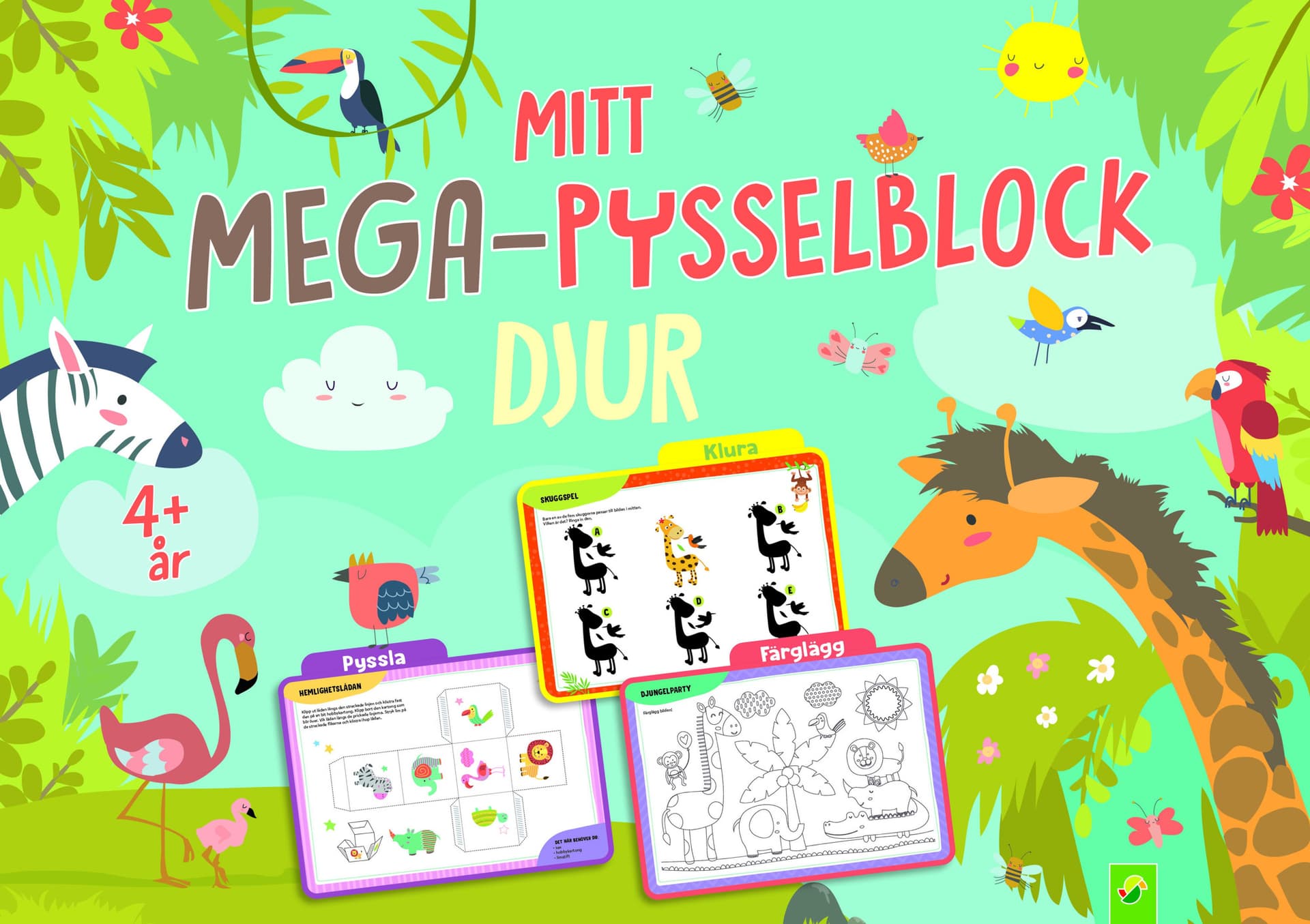 Djur mitt mega pysselblock